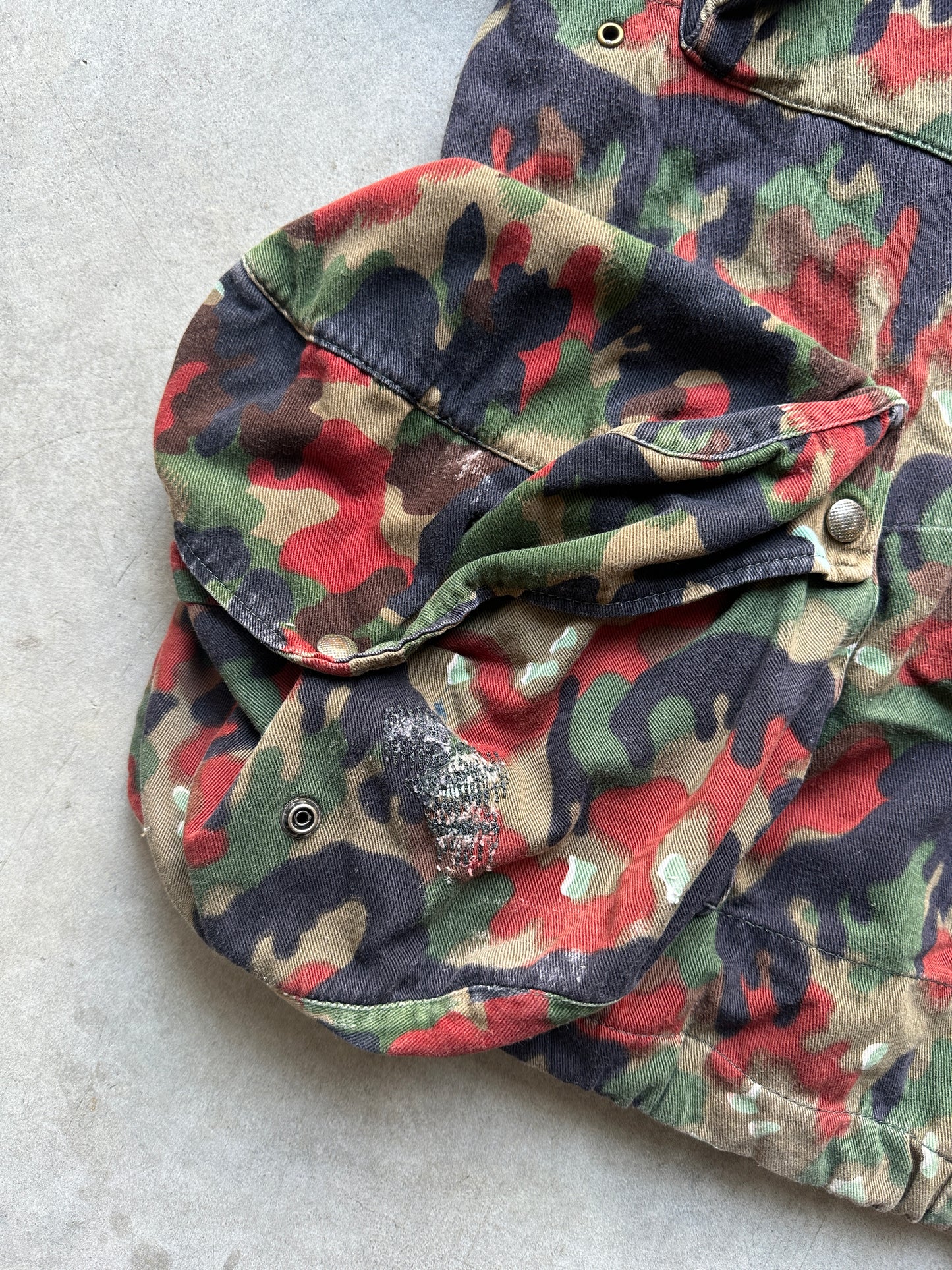 1970's M70 SWISS ARMY "ALPENFLAGE CAMO" JACKET