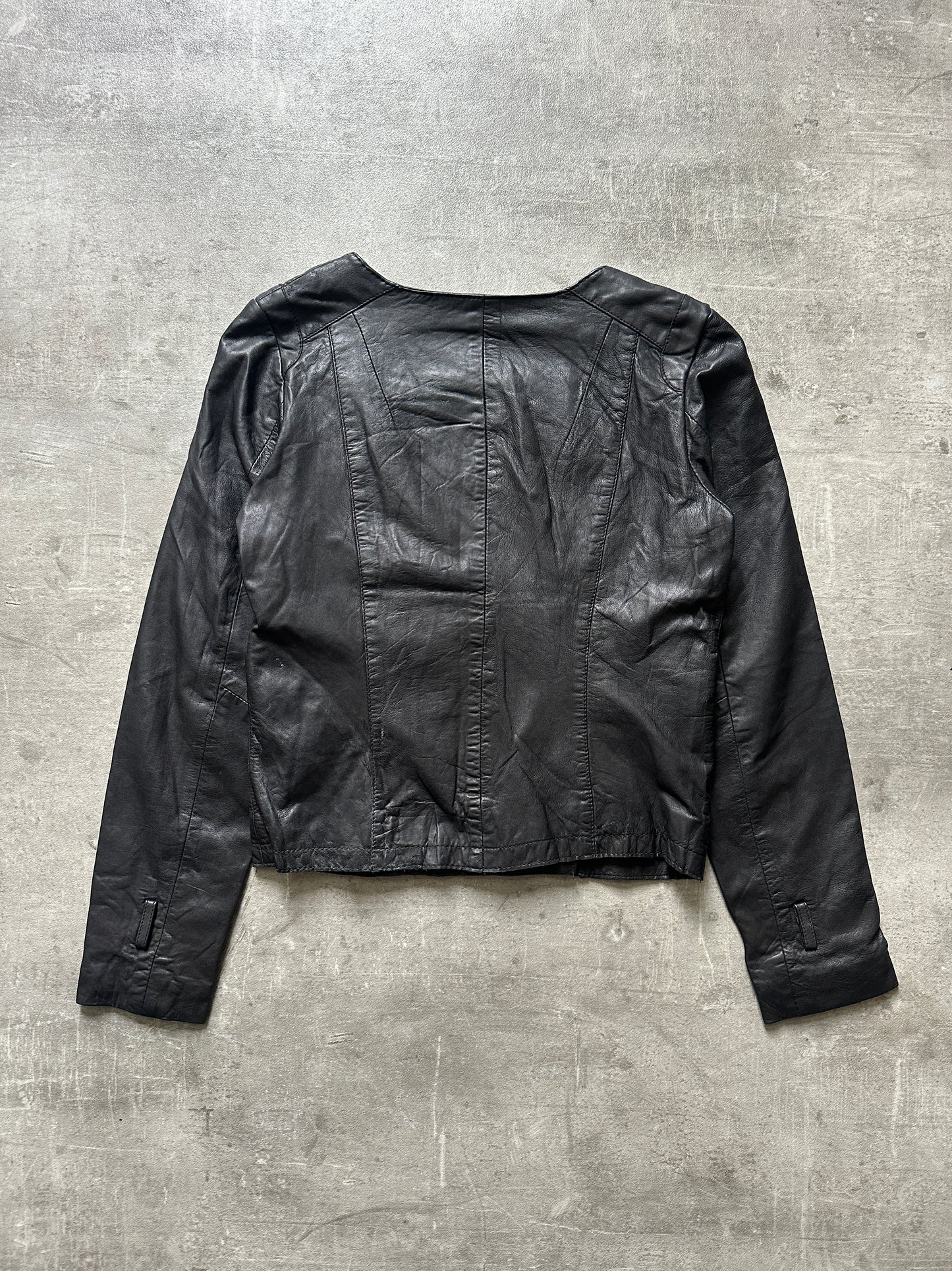 2000's MOTORCYCLE LEATHER JACKET