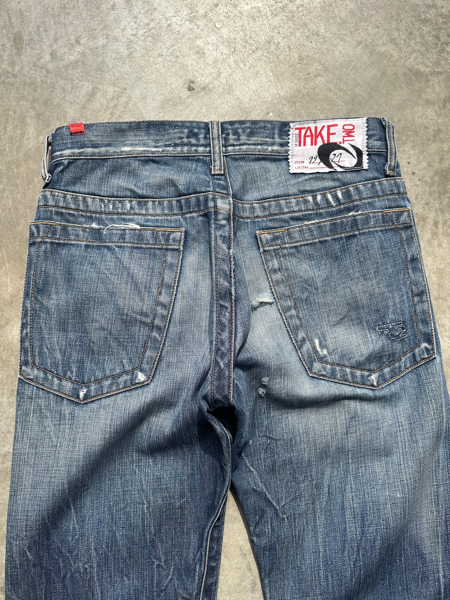 2000s TAKE TWO STRAIGHT DENIM PANTS