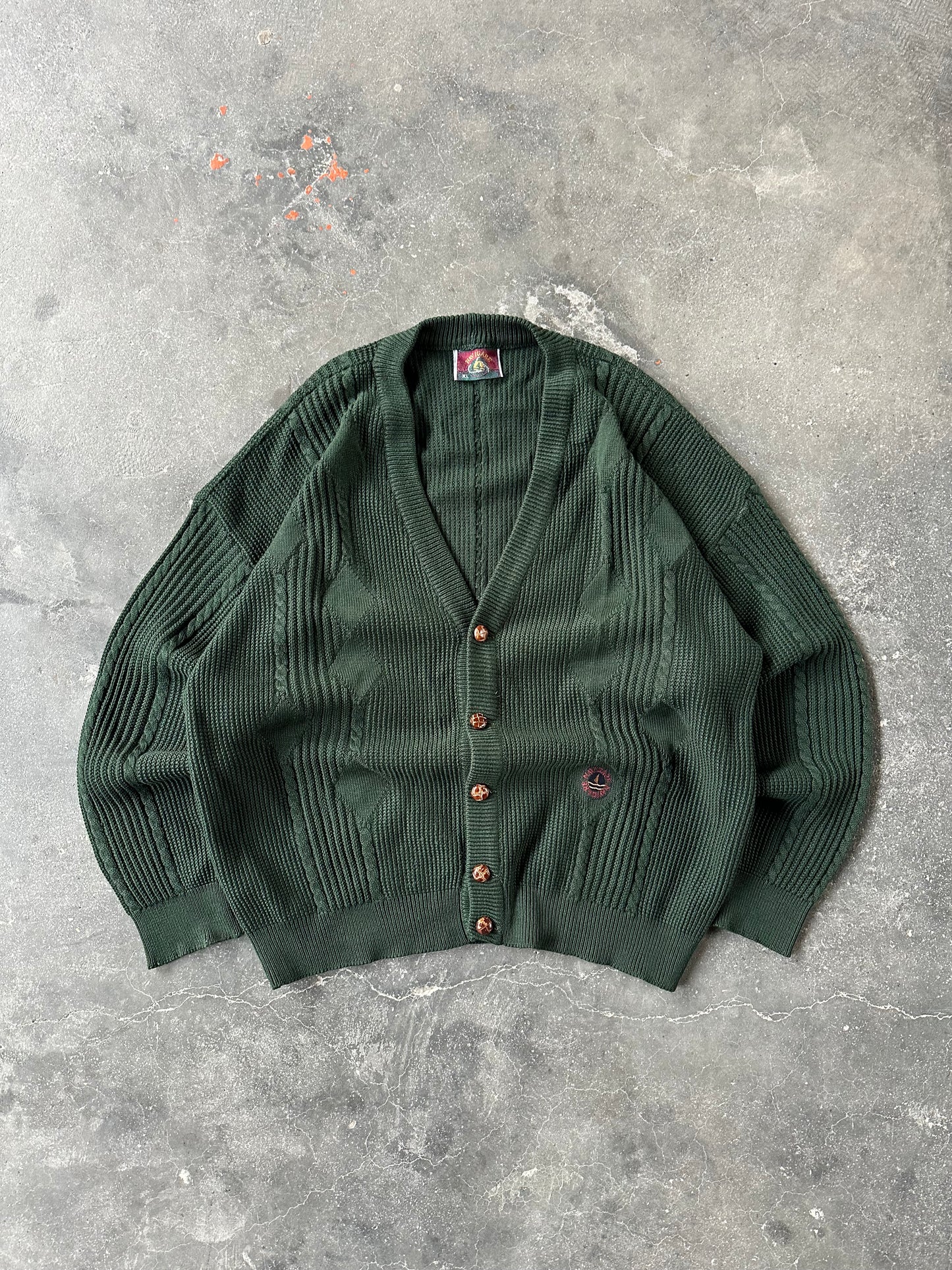 2000s NAVIGARE WOOL KNIT CARDIGAN