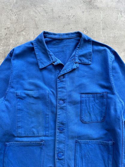 1980's BLEU FRENCH WORK JACKET
