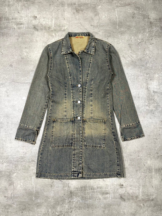 2000s PRADA WOMAN WASHED DENIM JACKET