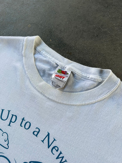 1990s WAKE UP TO A NEW SMILE TEE