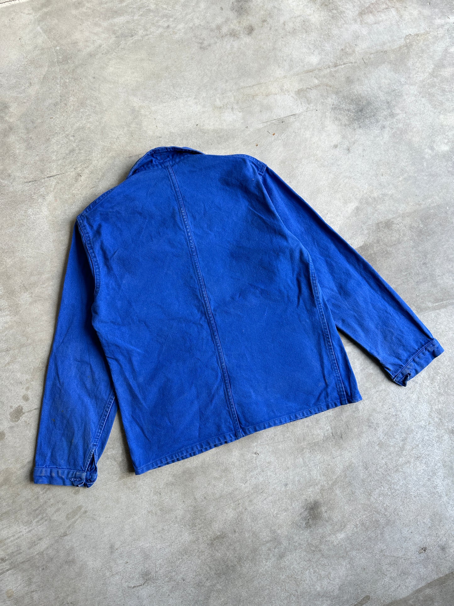 1980s BLEU FRENCH WORK JACKET