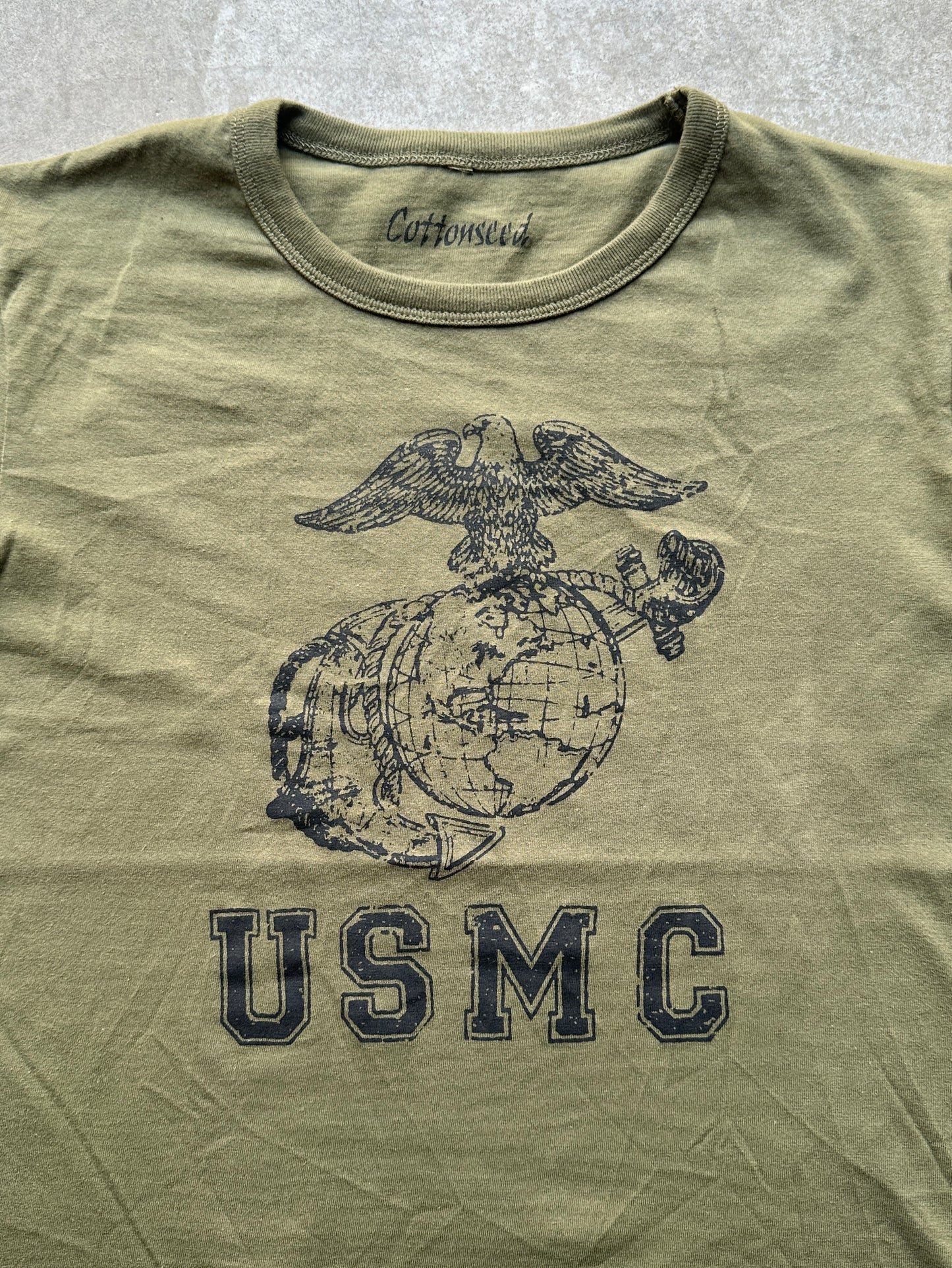 USMC OLIVE GREEN TEE