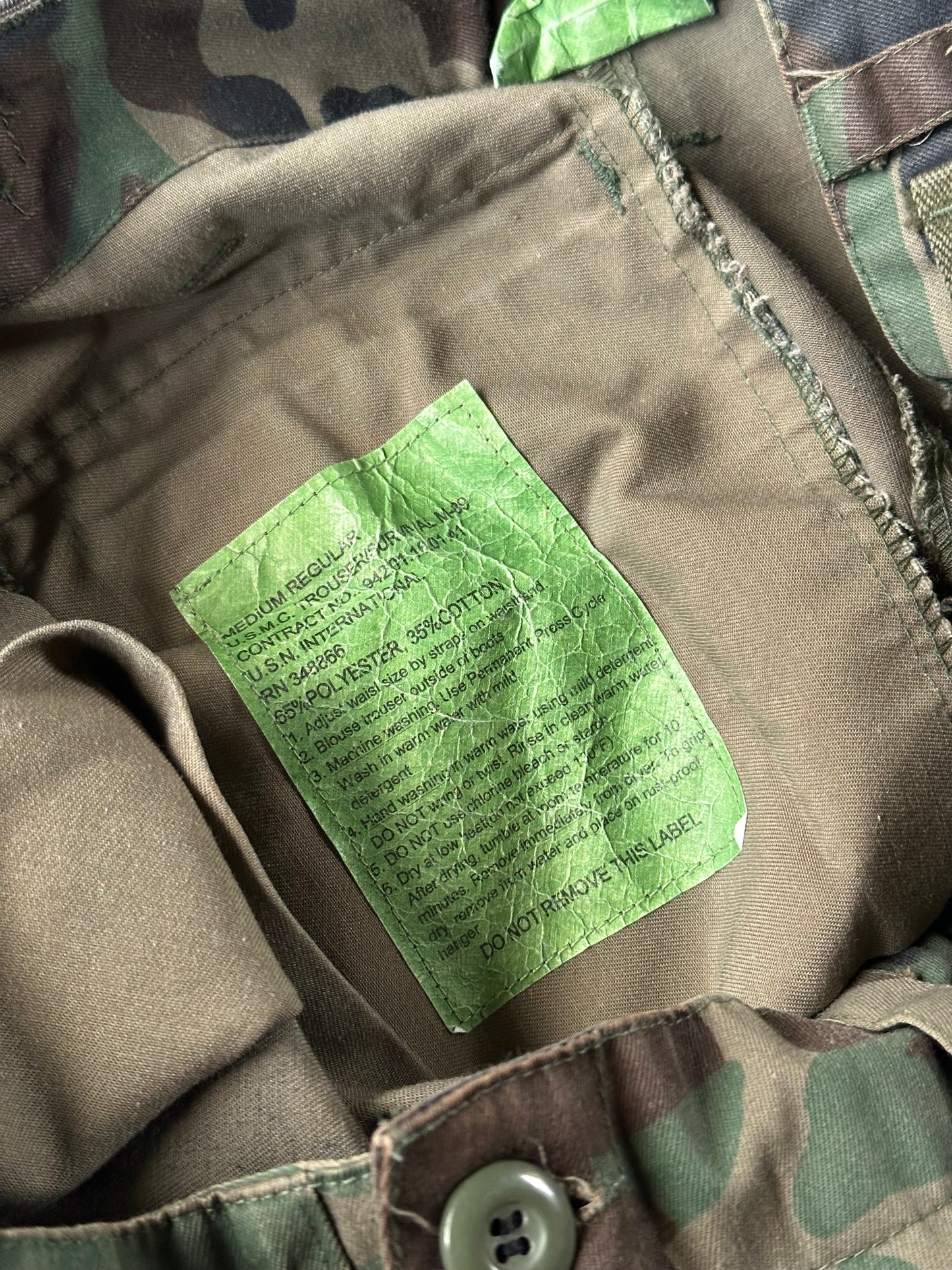 2000 USMC CAMO CARGO PANTS