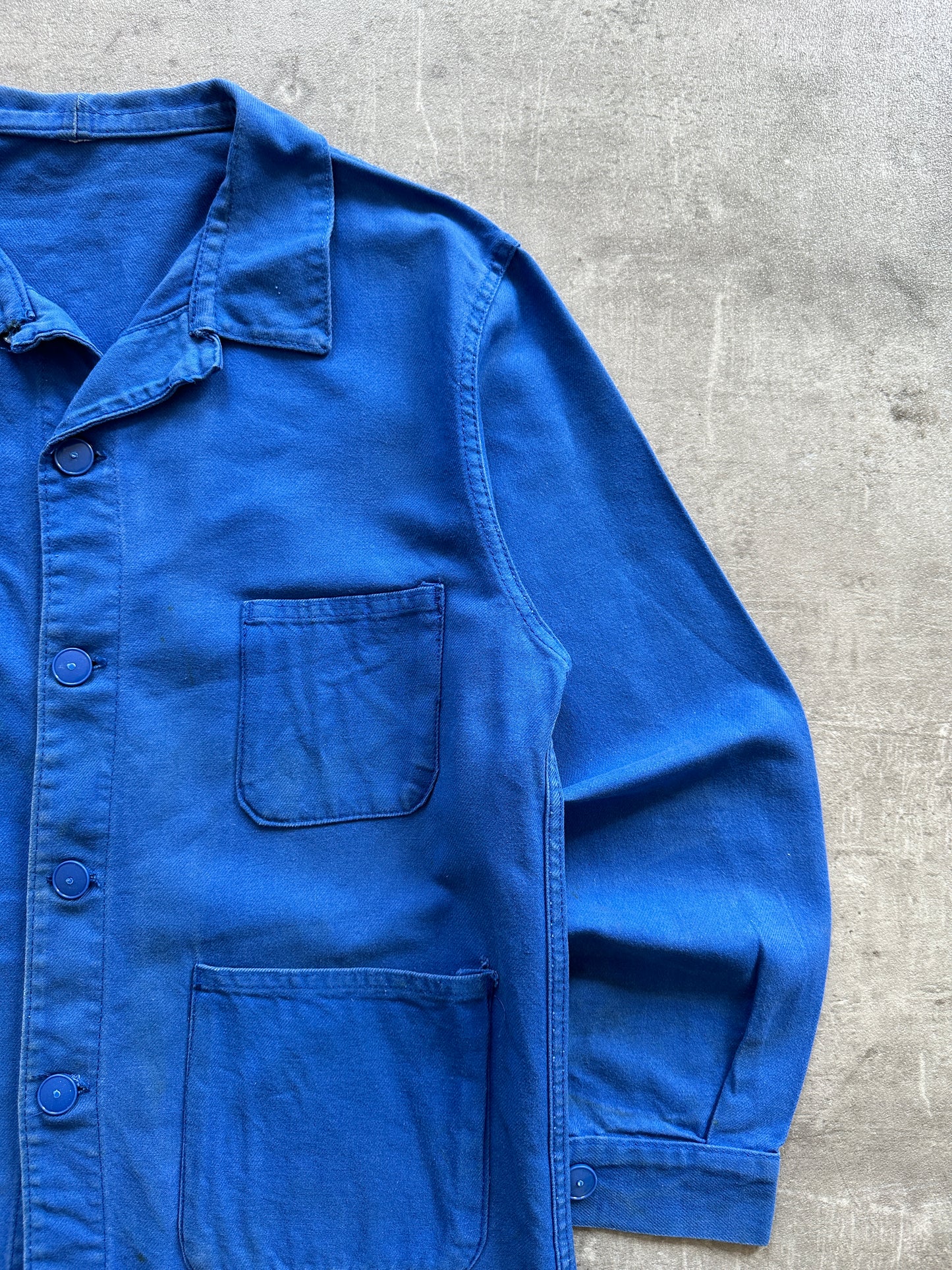 1980's BLEU FRENCH WORK JACKET
