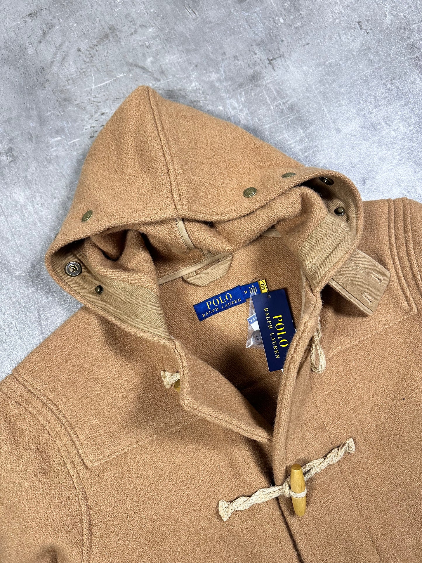 POLO RALPH LAUREN CAMEL COAT MONTGOMERY
