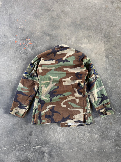 90's U.S. AIR FORCE BDU WOODLAND SHIRT