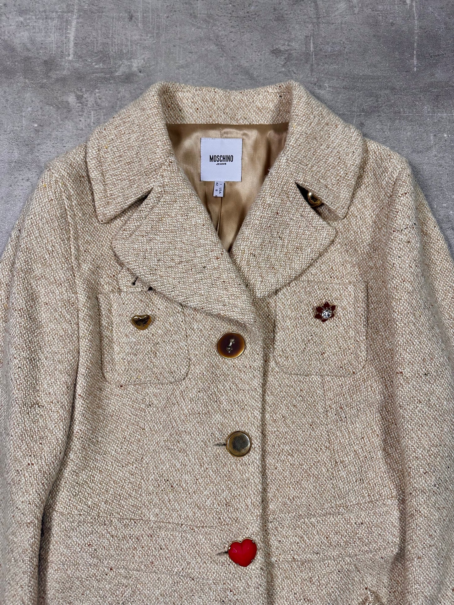 MOSCHINO JEANS WOMAN TRENCH JACKET