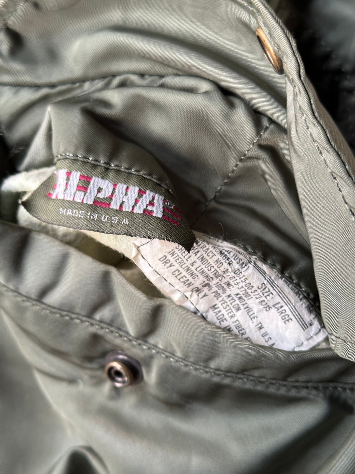 1980s ALPHA MA-1 FLIGHT JACKET