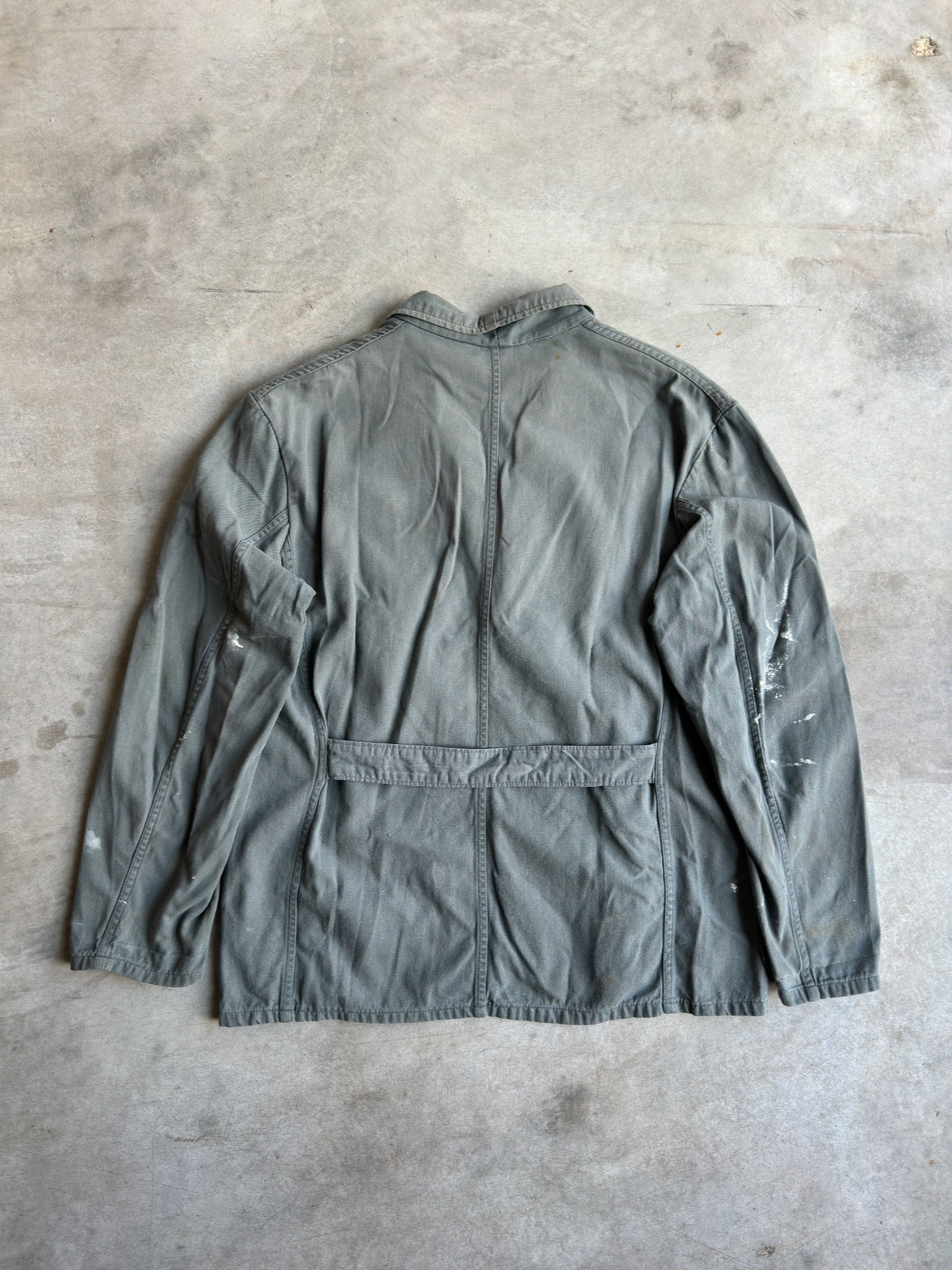 1980s GREY BELGIAN WORK SHIRT