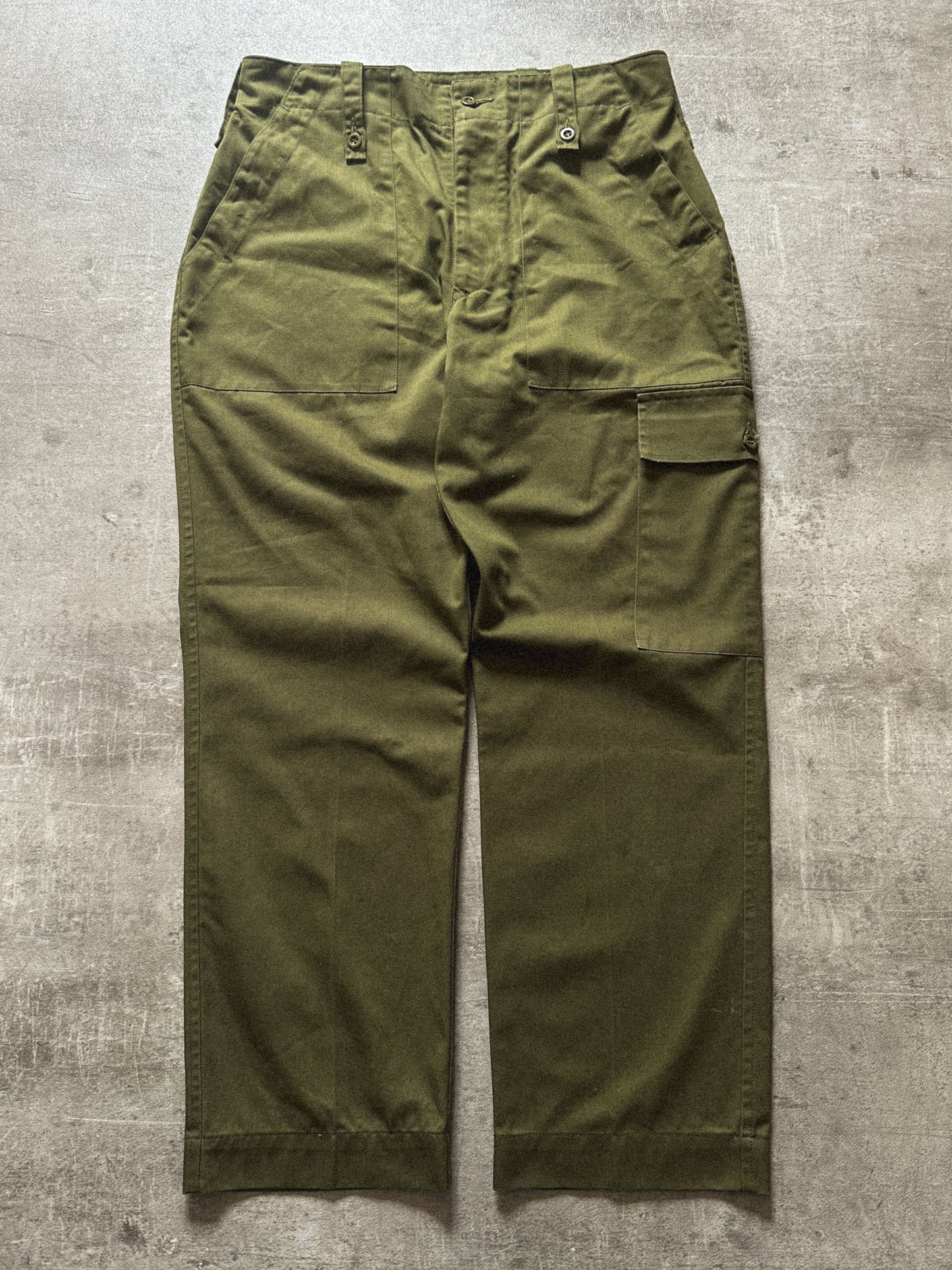 1980's FATIGUE BRITISH ARMY OG PANTS