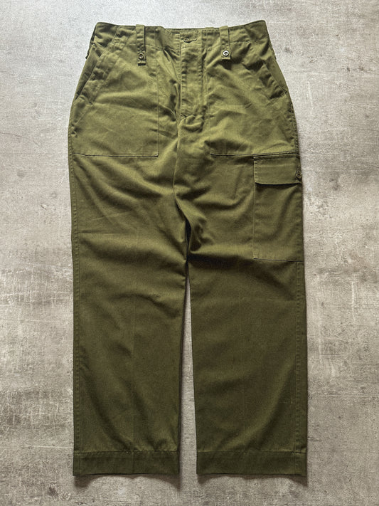 1980's FATIGUE BRITISH ARMY OG PANTS