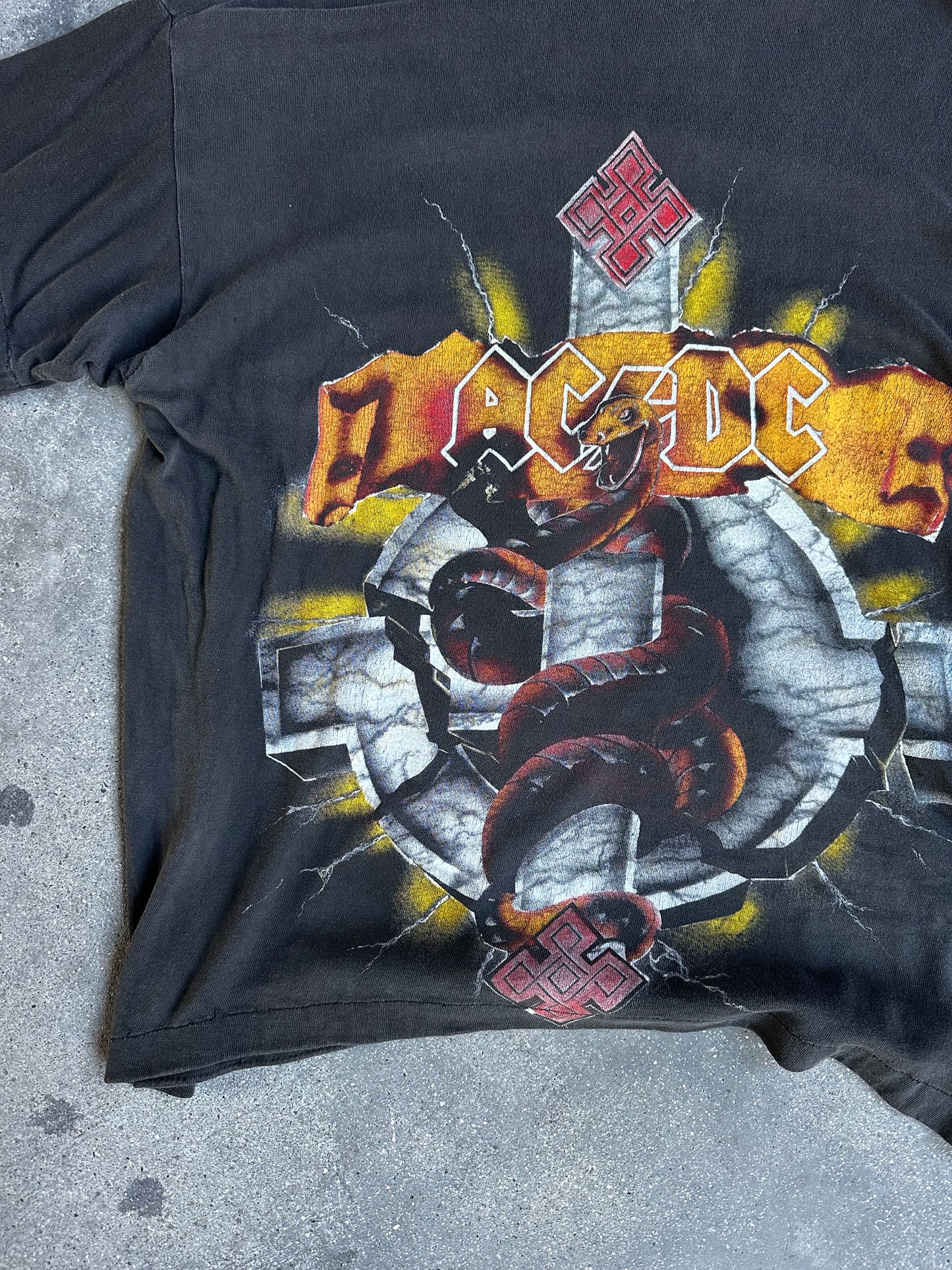 90s AC/DC HIGH VOLTAGE BAND TEE