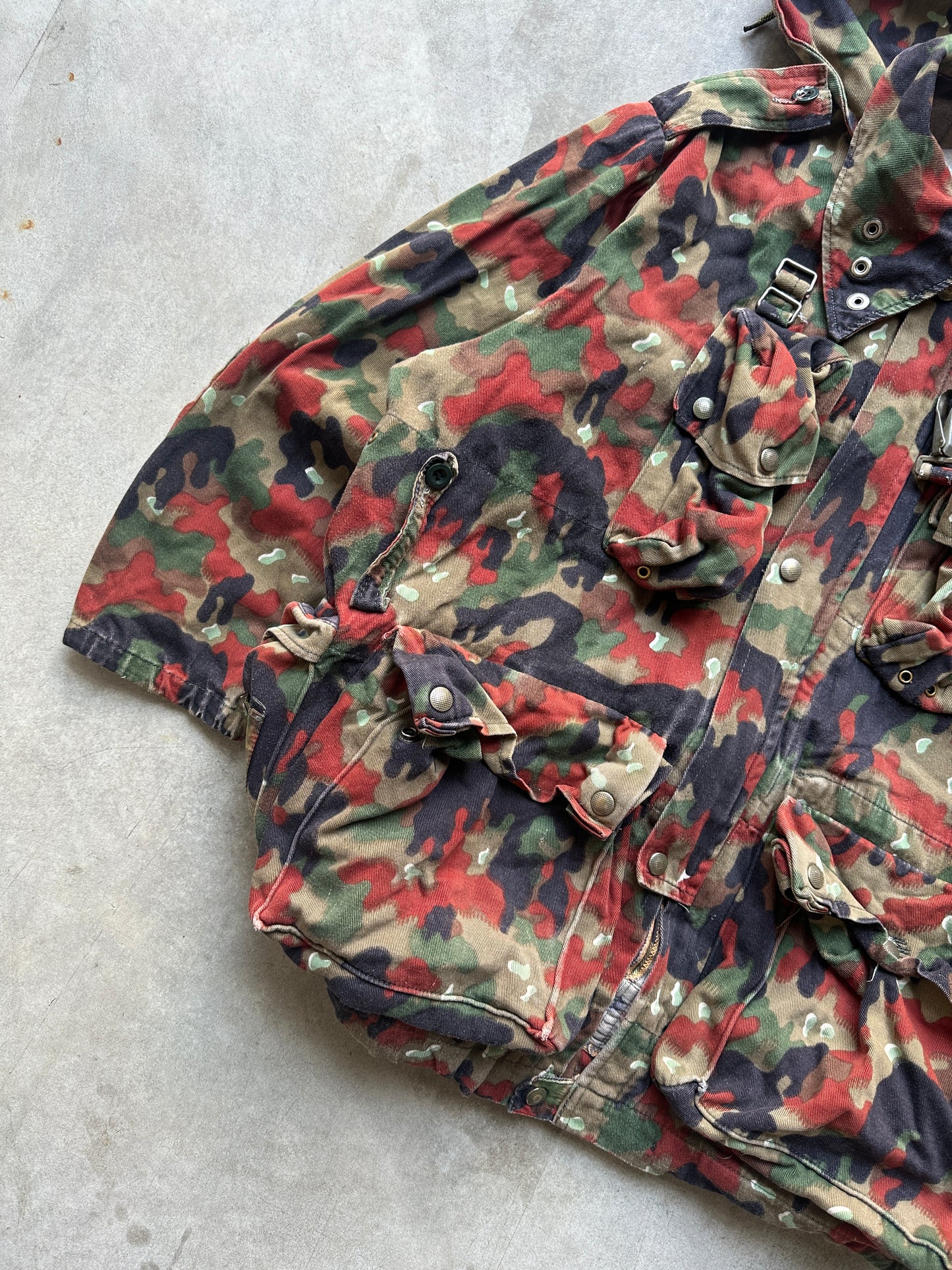 1970's M70 SWISS ARMY "ALPENFLAGE CAMO" JACKET