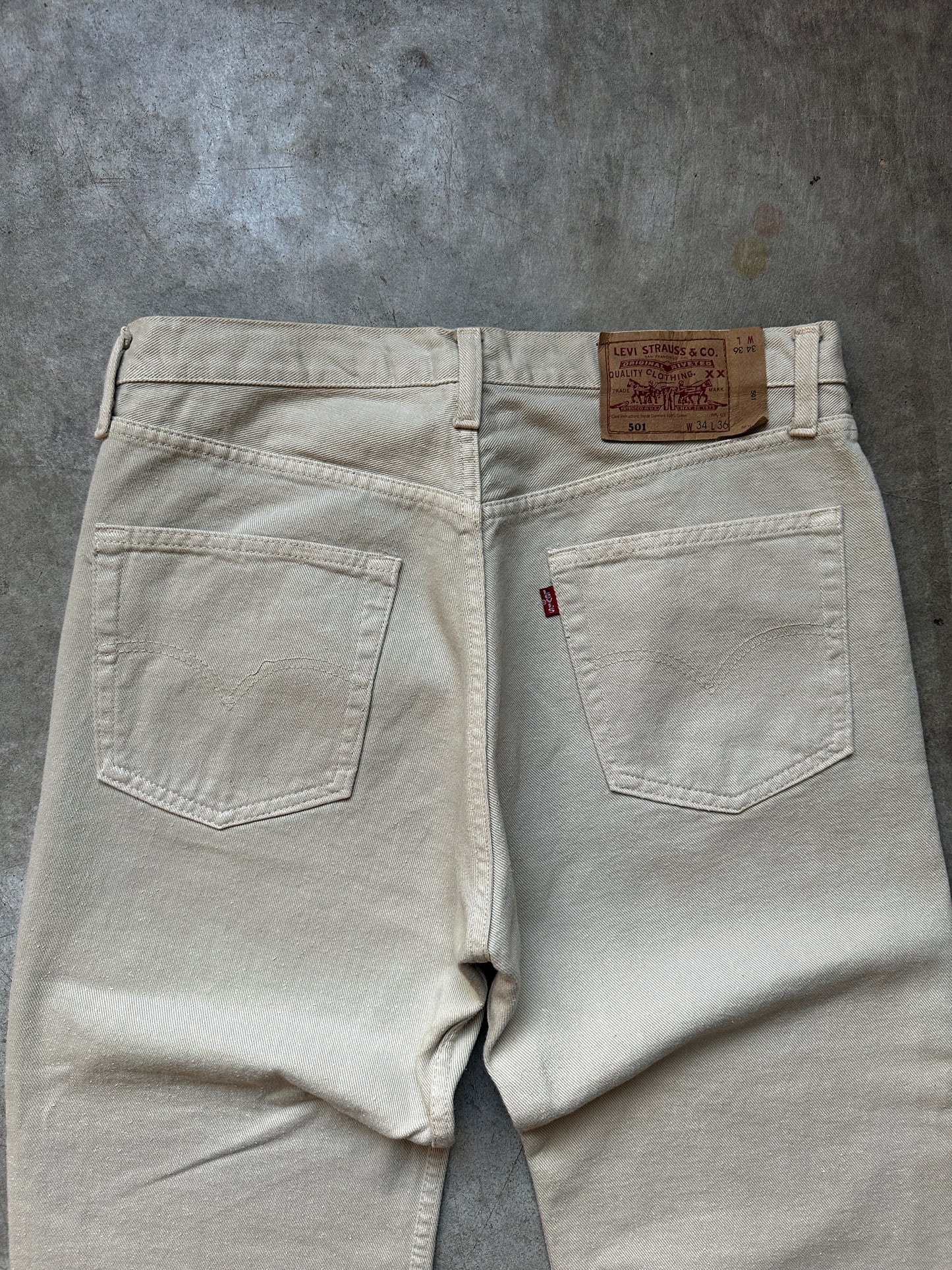 LEVIS 501 PANTS 34/36