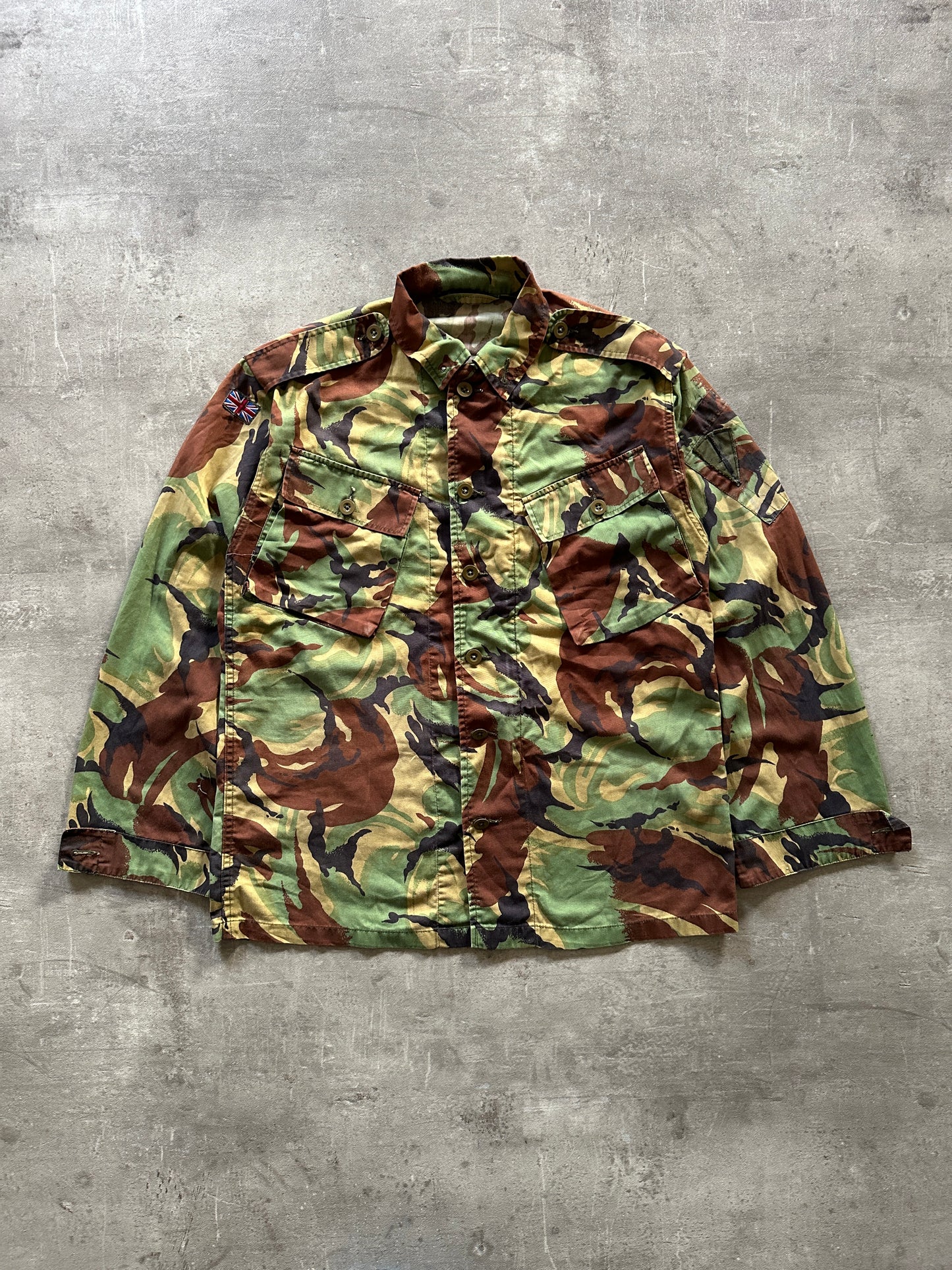 1990's BRITISH ARMY CAMO SHIRT