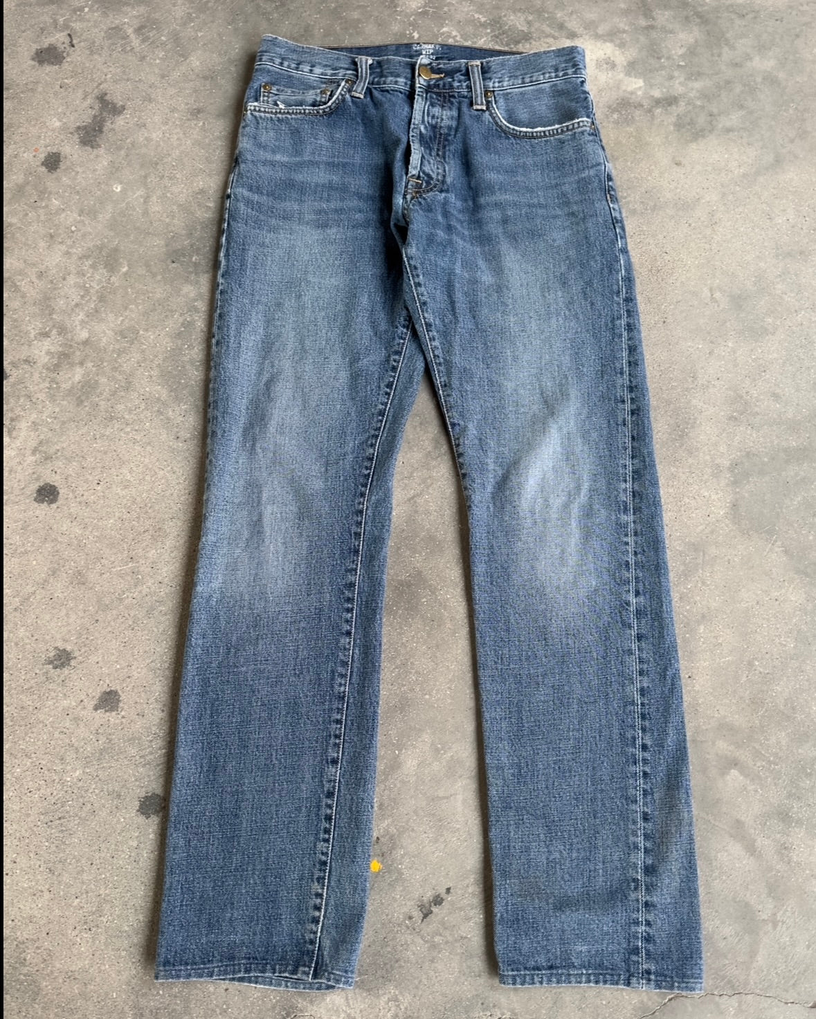 CARHARTT DISTRESSED DENIM PANTS 29x32