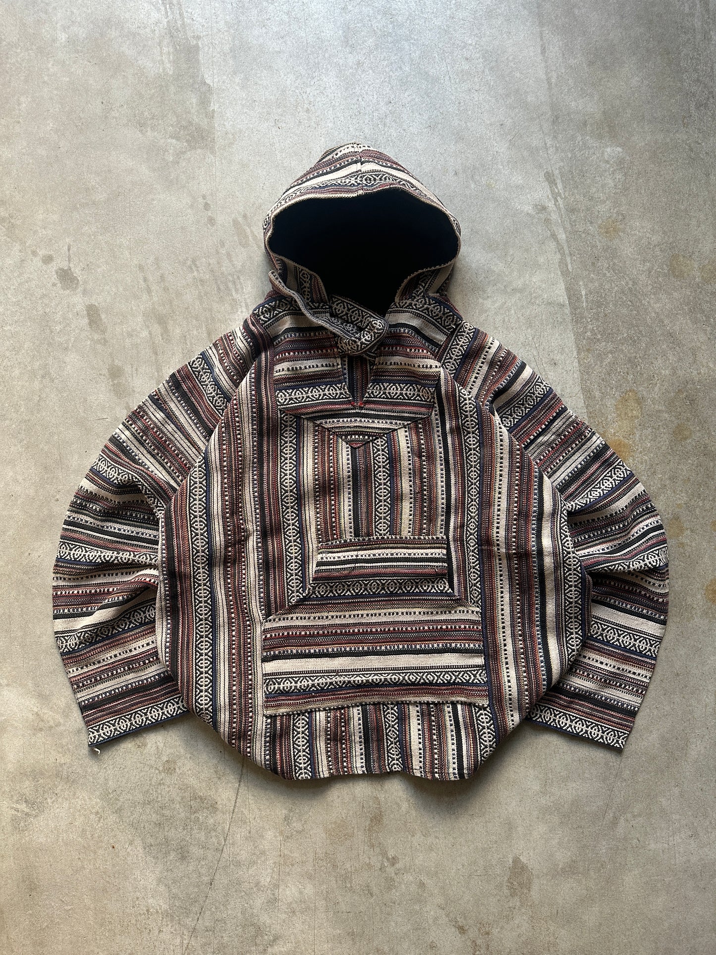 MEXICAN BAJA PONCHO HOODIE