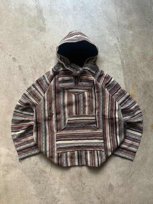 MEXICAN BAJA PONCHO HOODIE