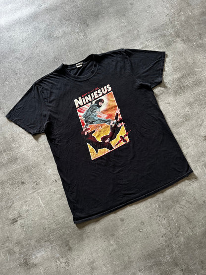 2000s "HOLY F** IT'S NINJESUS!" FUNNY TEE
