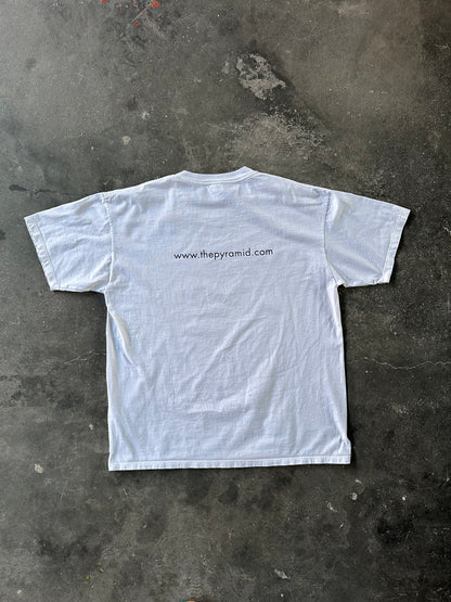 EARLY 2000s "THE PYRAMID" ILLUMINATI PROMO TEE