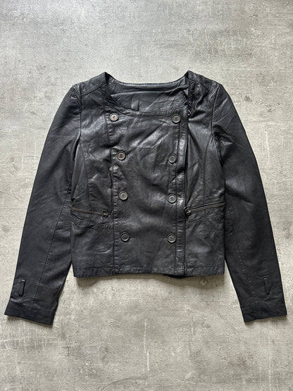 2000's MOTORCYCLE LEATHER JACKET