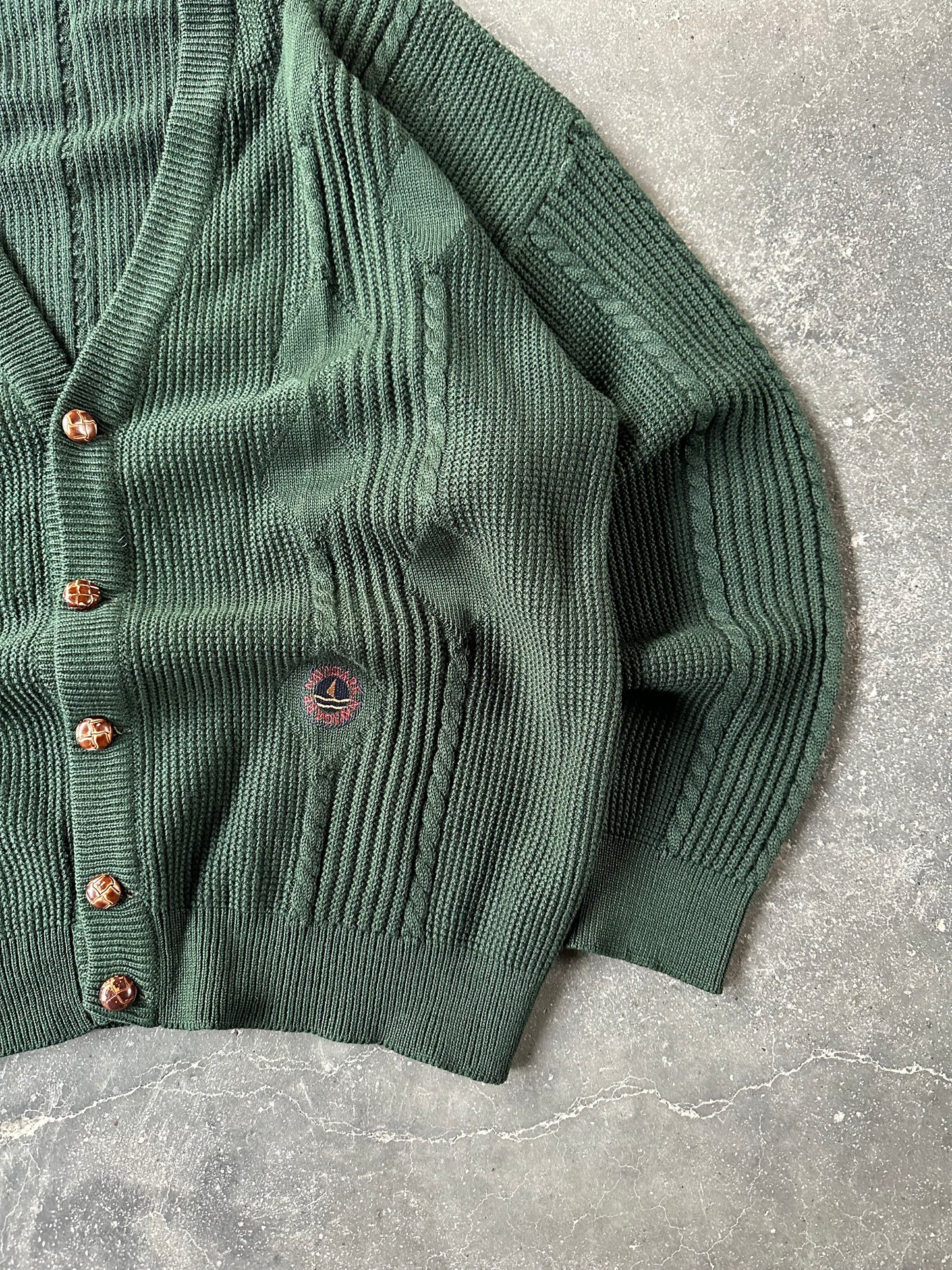 2000s NAVIGARE WOOL KNIT CARDIGAN