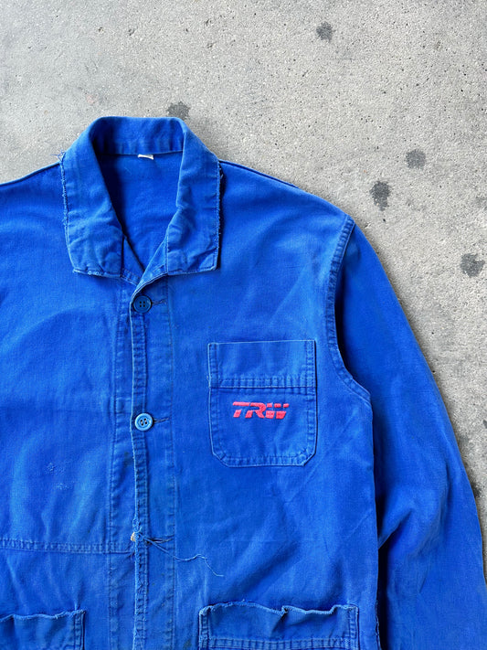 80s BLEU FRENCH WORK JACKET