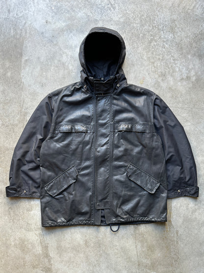 2000's BELFE PARKA LEATHER JACKET