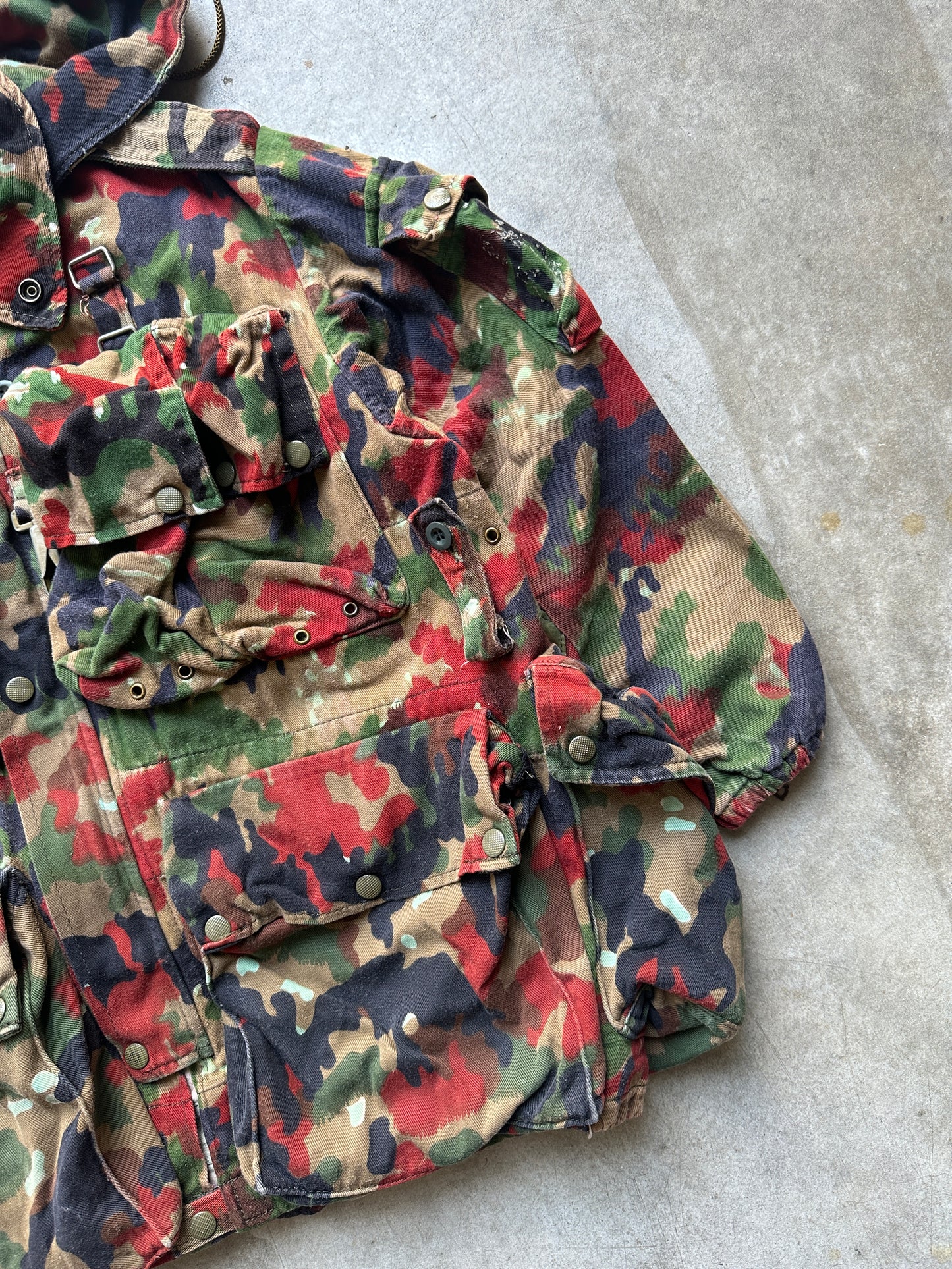 1970's M70 SWISS ARMY "ALPENFLAGE CAMO" JACKET