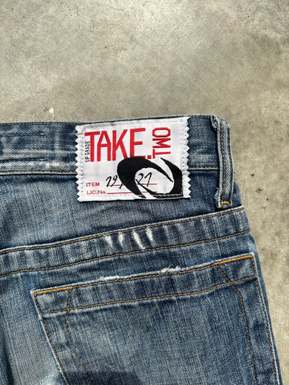 2000s TAKE TWO STRAIGHT DENIM PANTS