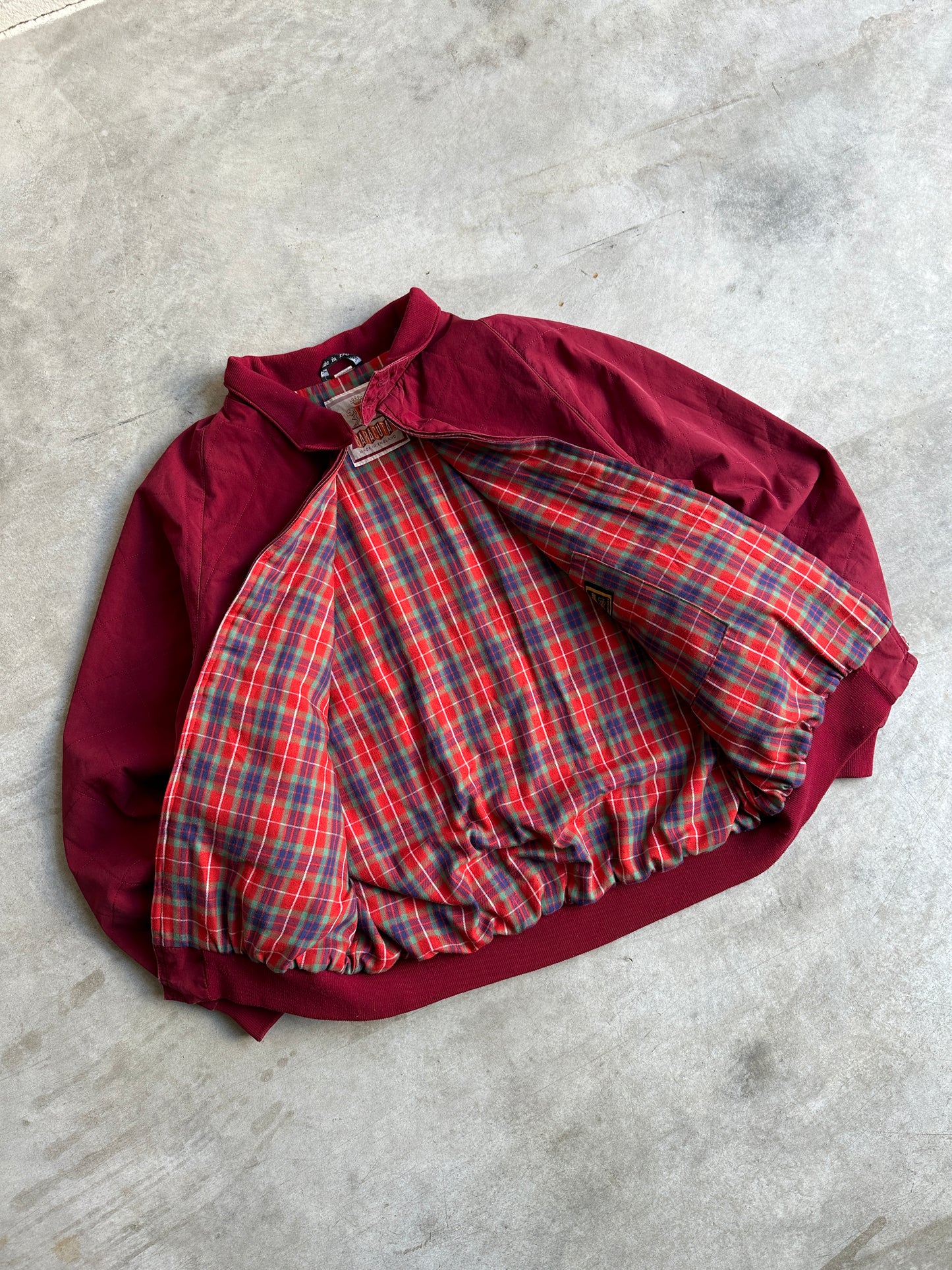 BARACUTA G9 HARRINGTON BOMBER JACKET