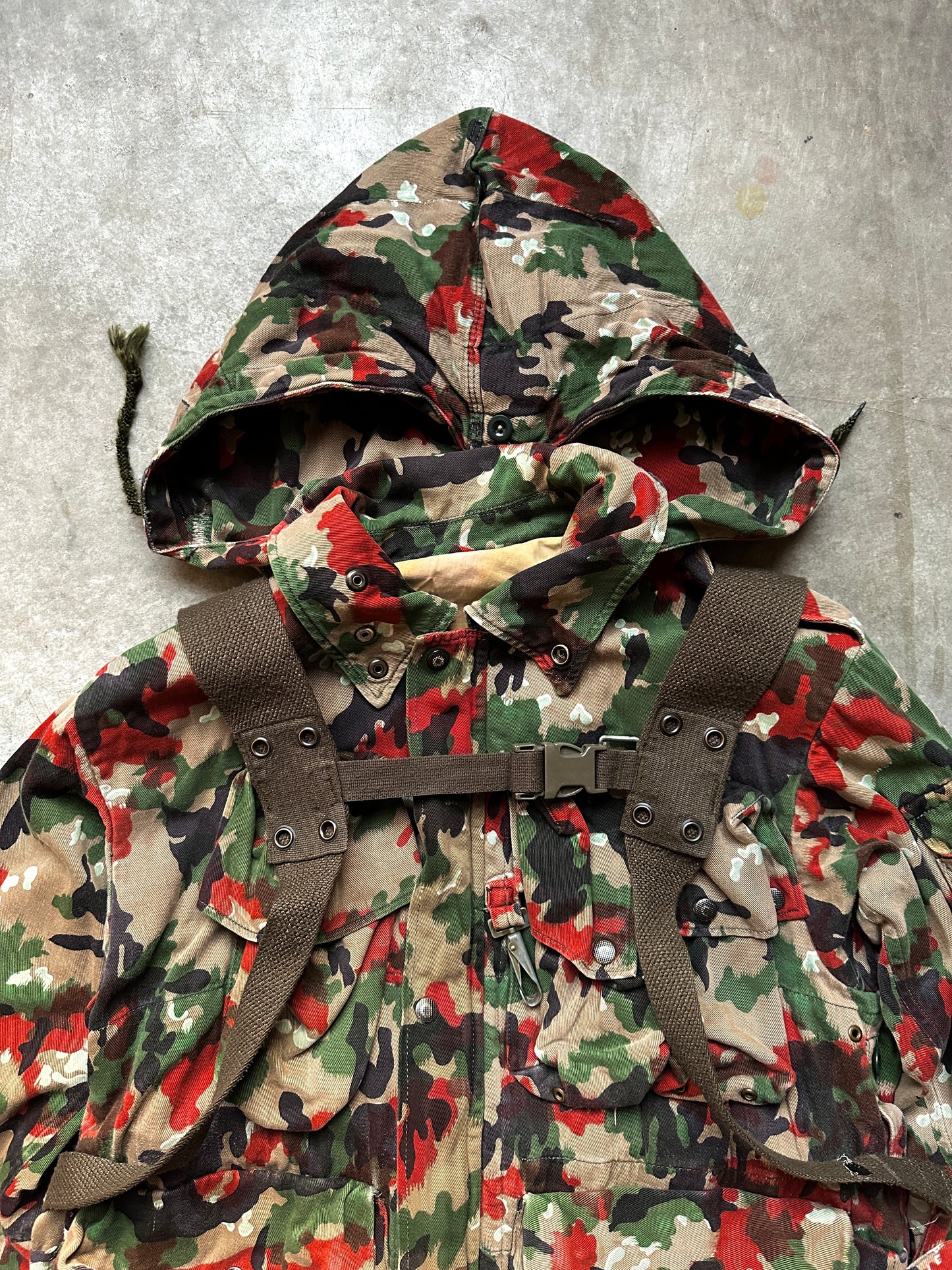 1980's M70 SWISS ARMY "ALPENFLAGE CAMO" JACKET
