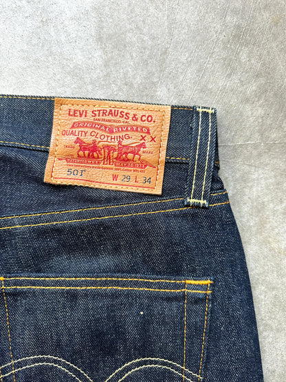 LEVIS 501 RAW DENIM 29/34
