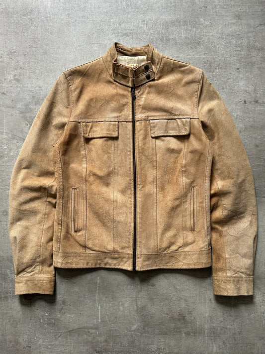 2000's BIKER SUEDE LEATHER JACKET