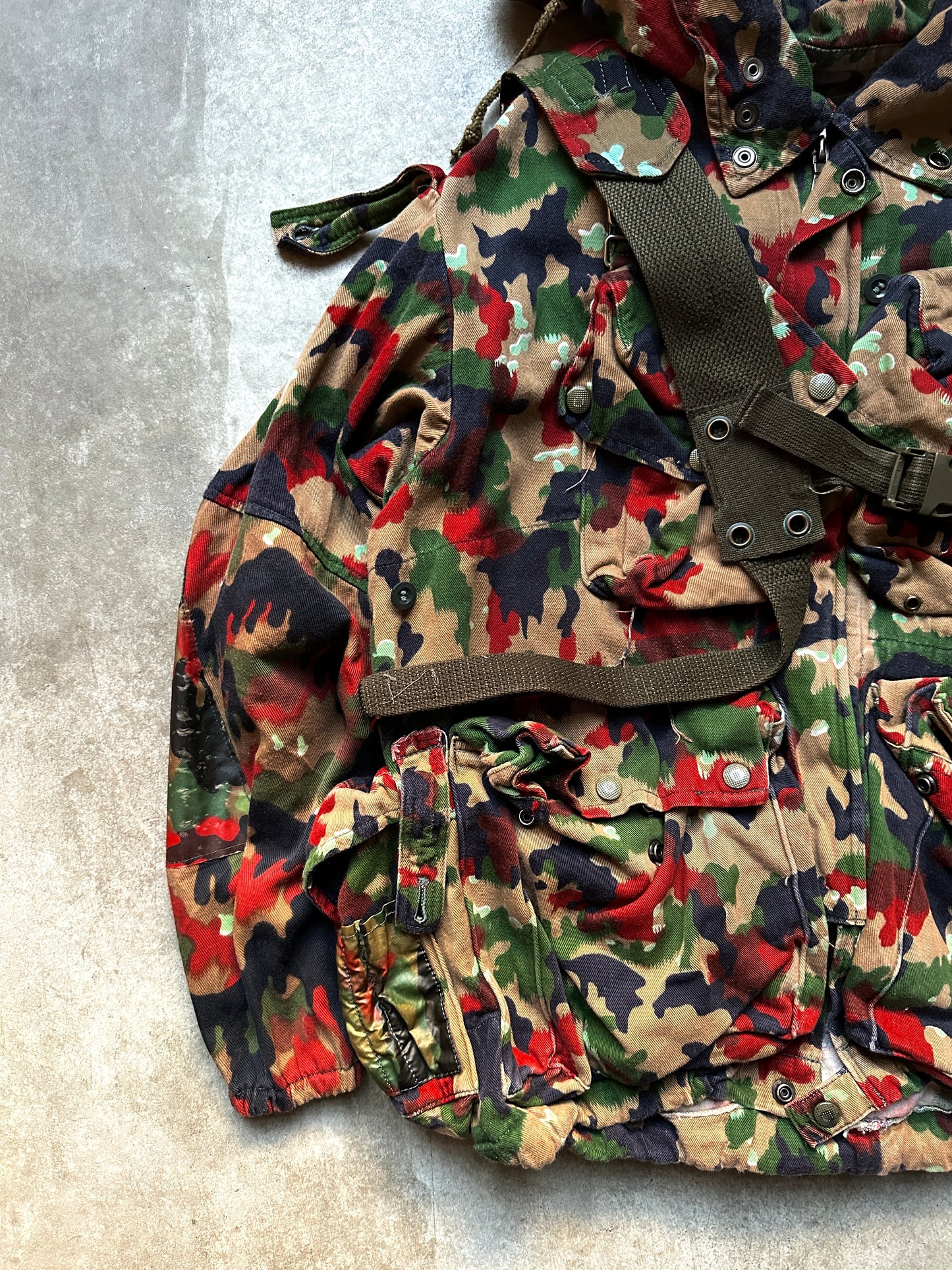 1980's M70 SWISS ARMY "ALPENFLAGE CAMO" JACKET