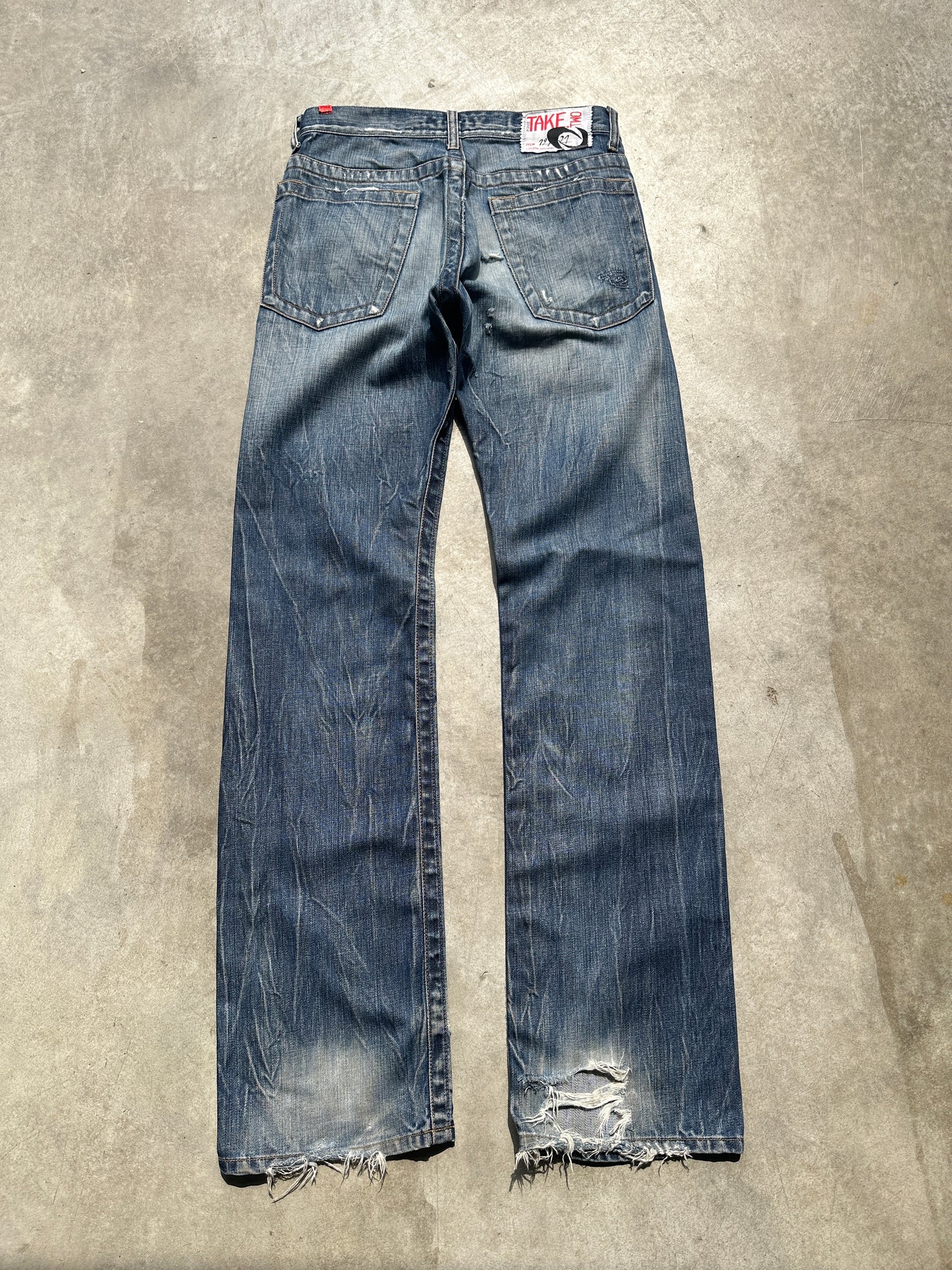2000s TAKE TWO STRAIGHT DENIM PANTS