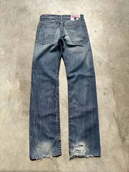2000s TAKE TWO STRAIGHT DENIM PANTS