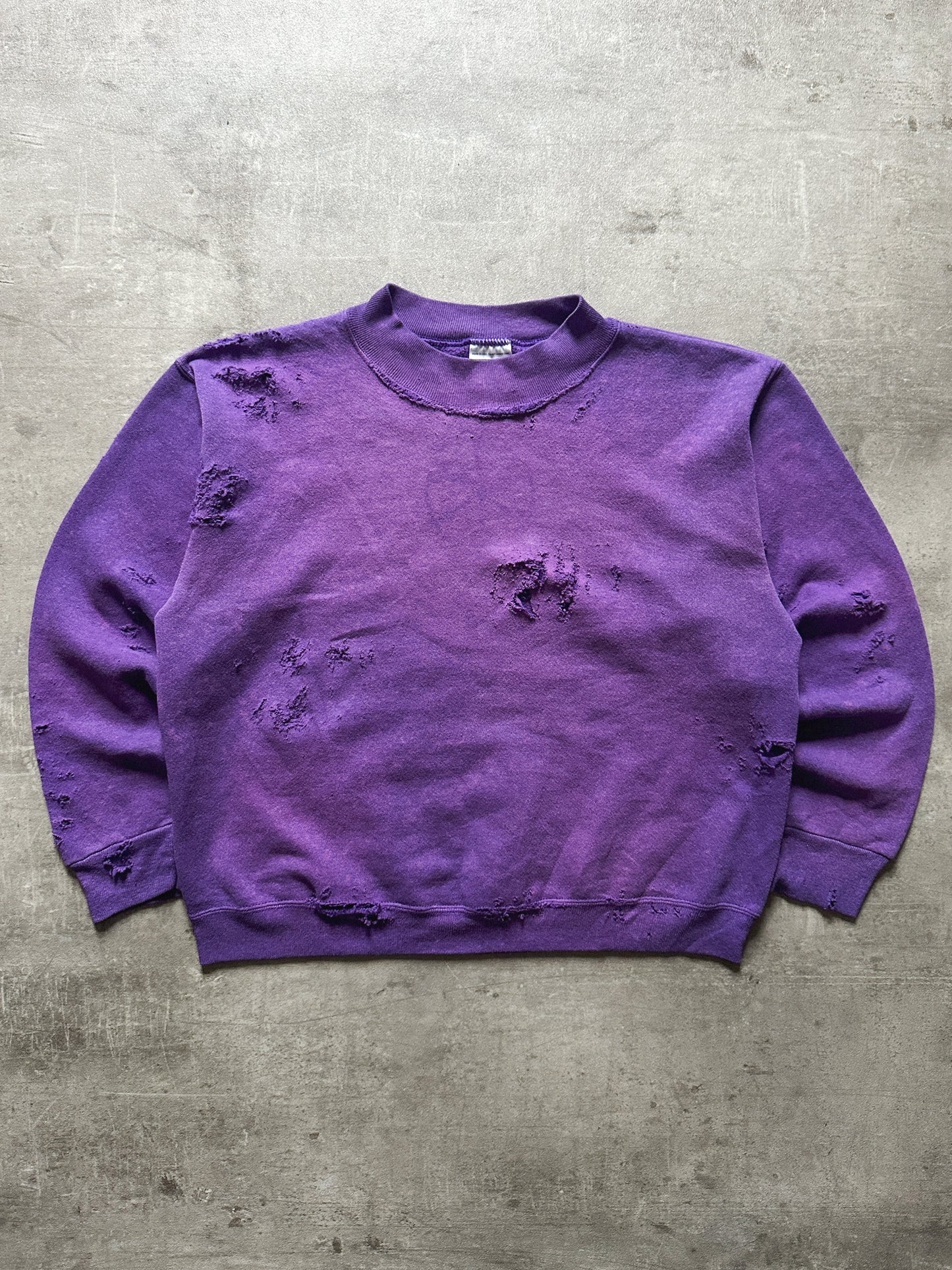 1990's DISTRESSED PURPLE CREWNECK