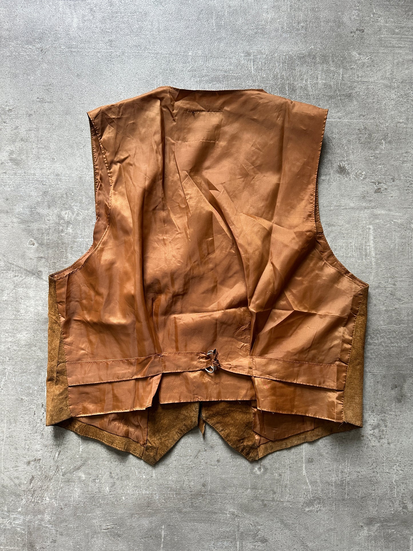 1980's TEXAS SUEDE FRINGE VEST