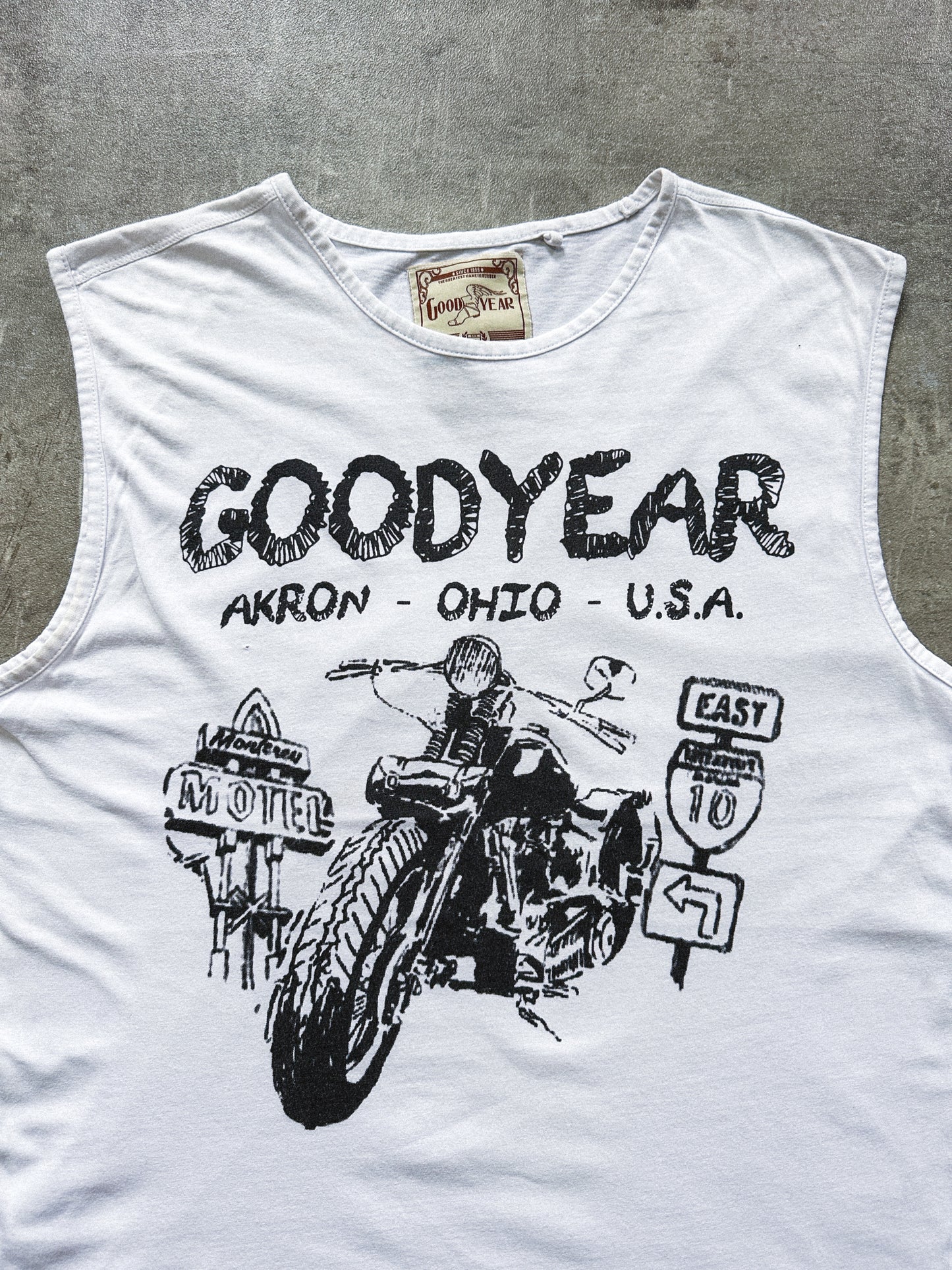 2000's GOODYEAR MOTORCYCLE TEE