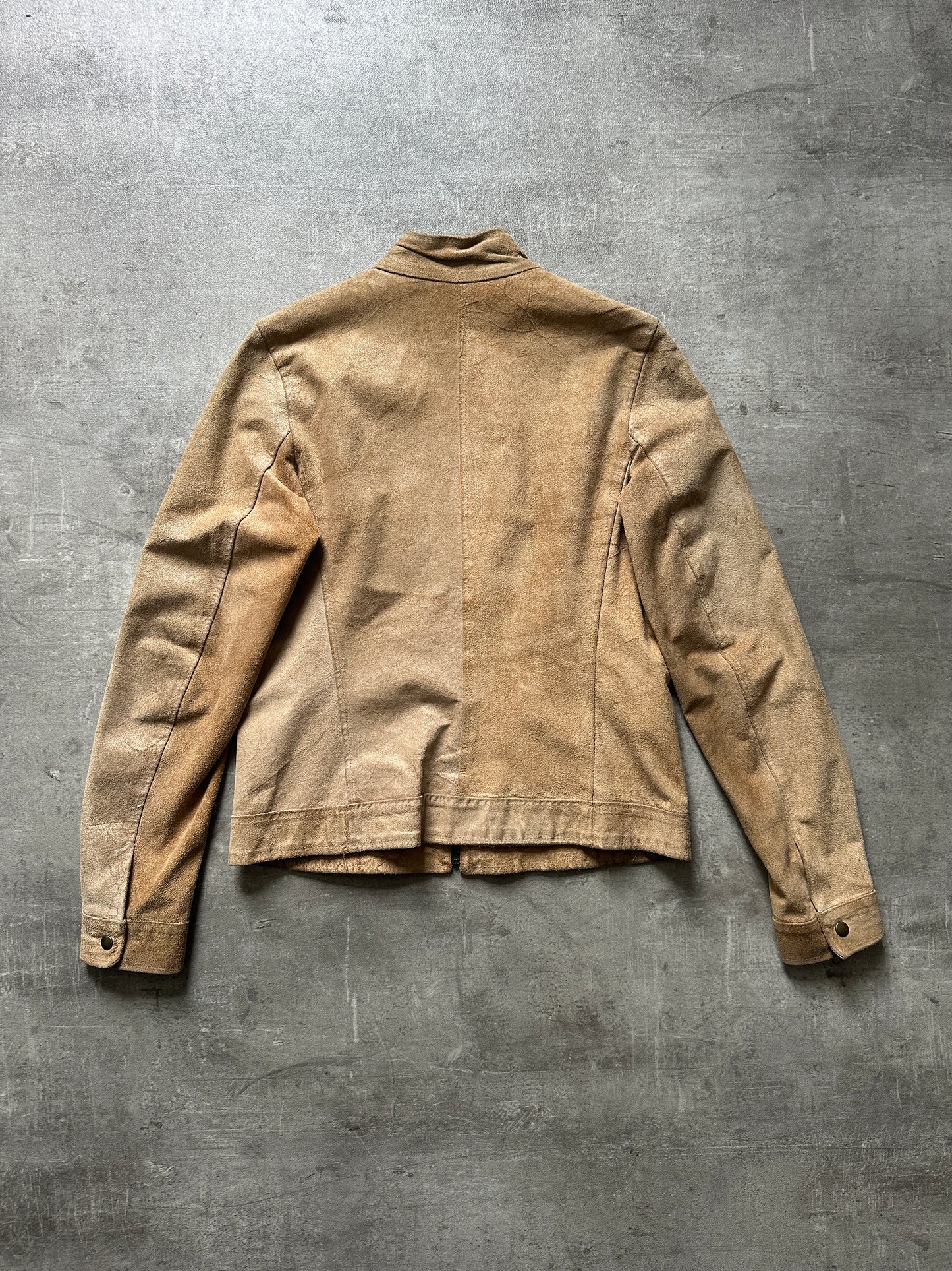 2000's BIKER SUEDE LEATHER JACKET