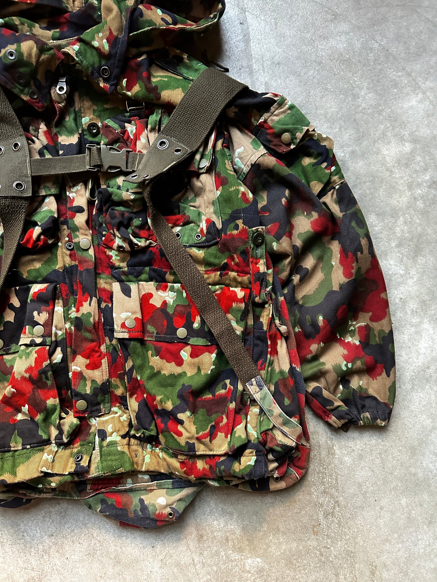1980's M70 SWISS ARMY "ALPENFLAGE CAMO" JACKET