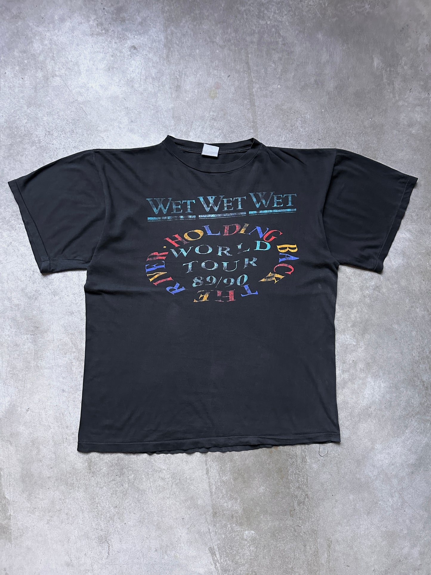 1989's WET WET WET TOUR TEE