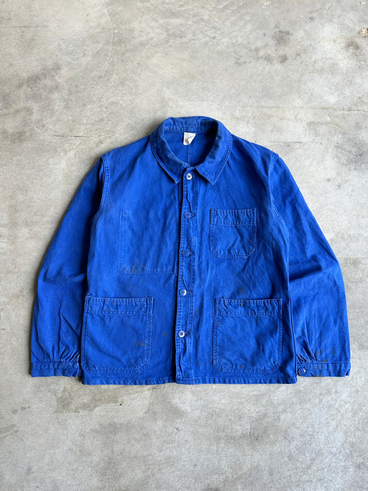 1980s BLEU FRENCH WORK JACKET