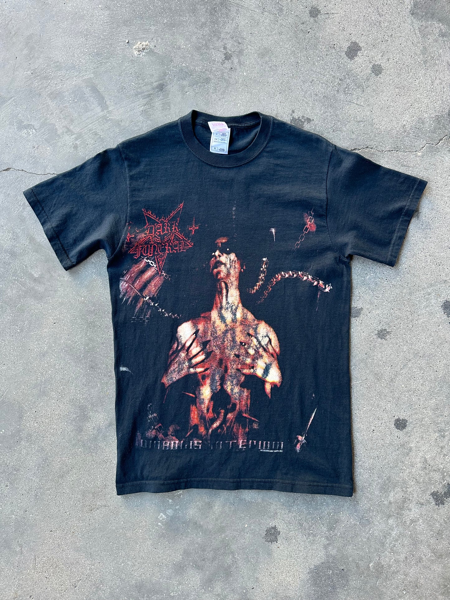 2000s DARK FUNERAL METAL BAND TEE