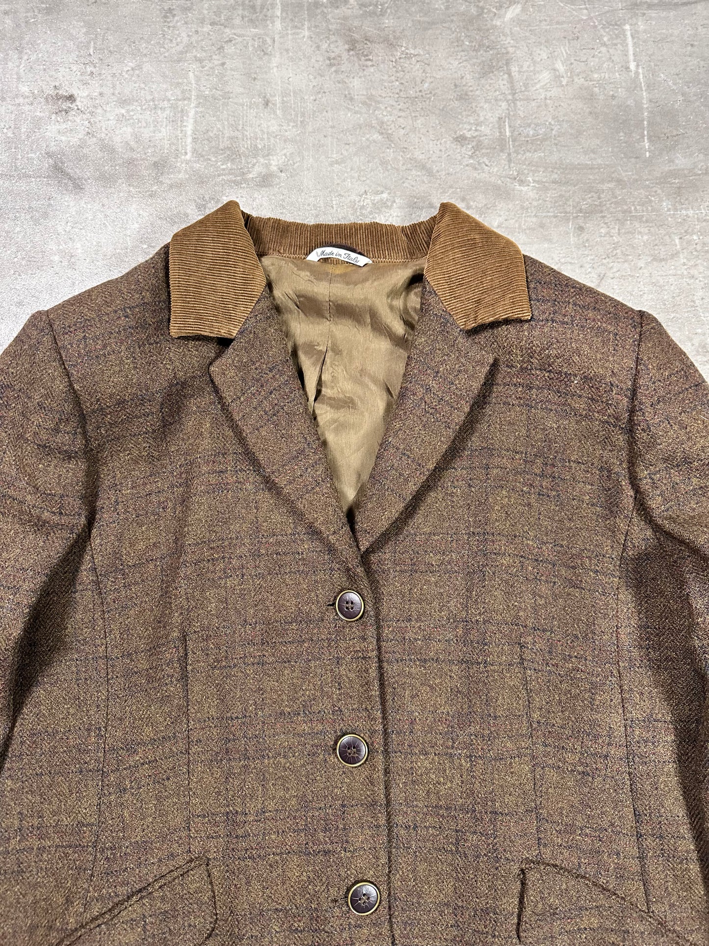 VINTAGE WOOL BLAZER JACKET