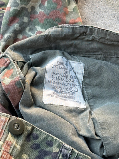 00s GERMAN ARMY SHORTS (FLECKTARN CAMO)